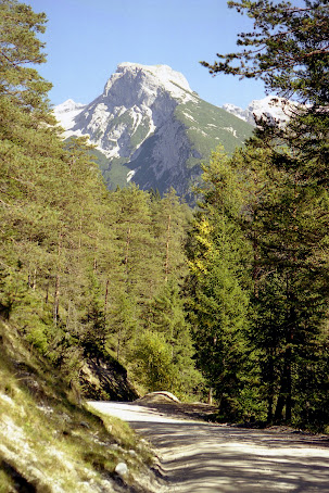 Scharnitz Blick ins Hinterautal - Karwendel