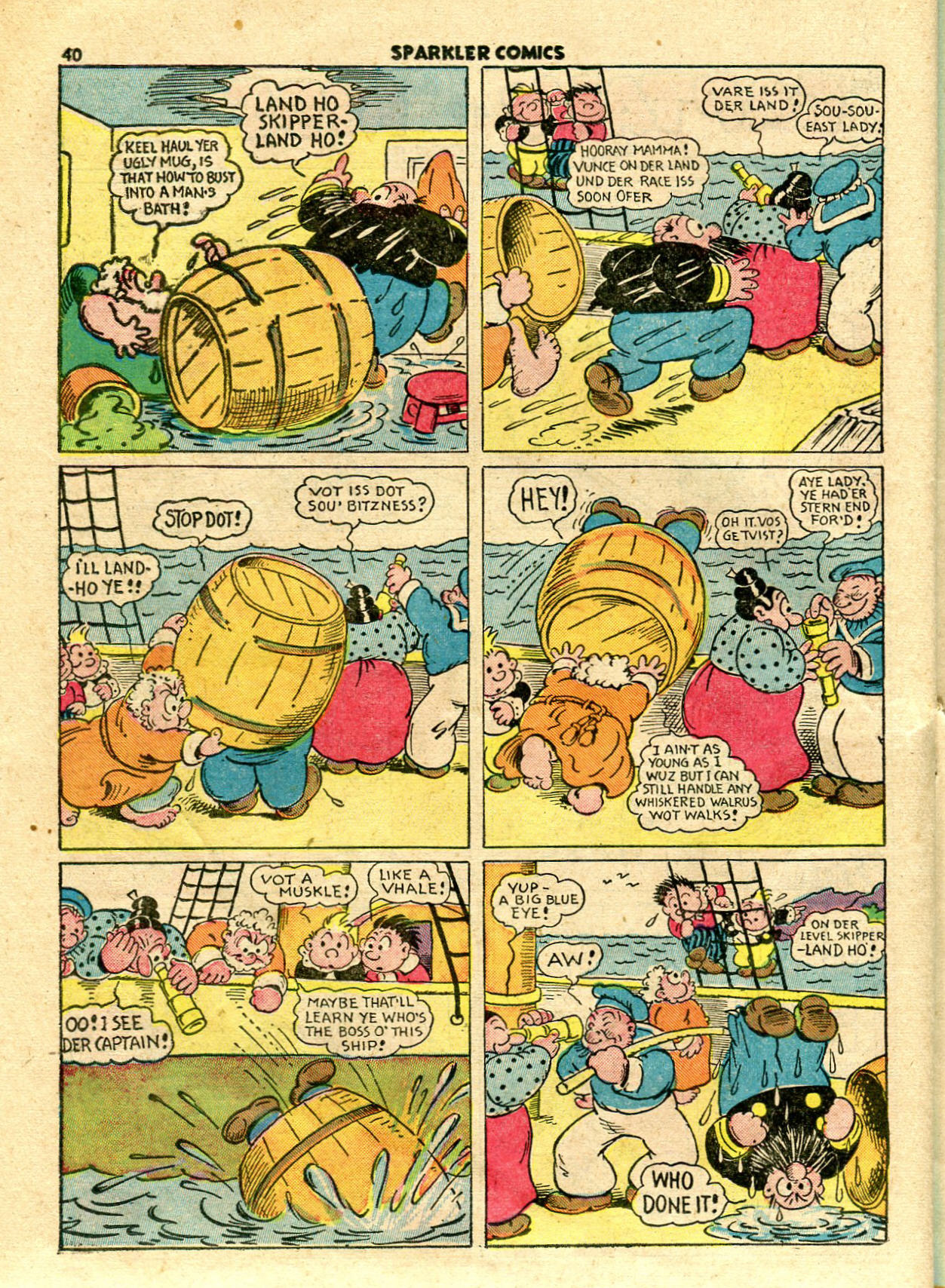 Read online Sparkler Comics comic -  Issue #22 - 38