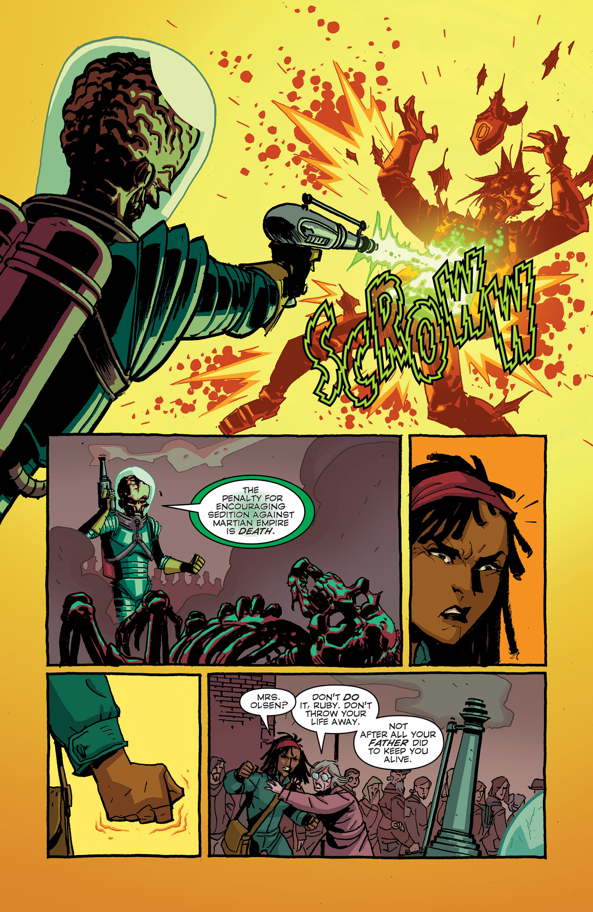 Read online Mars Attacks Occupation comic Issue 1