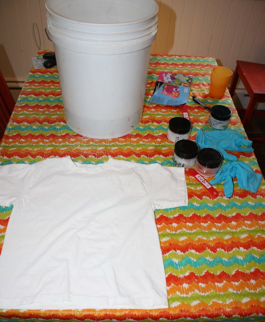 The Impatient Crafter ILoveToCreate Teen Crafts School Spirit Tie Dye T