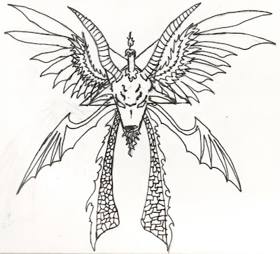White Dragon Sigil Tattoo Design · tattoo designs Tattoo dragon head design 