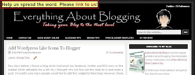 flashing-message-on-blogger