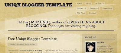 uniqx-blogger-template