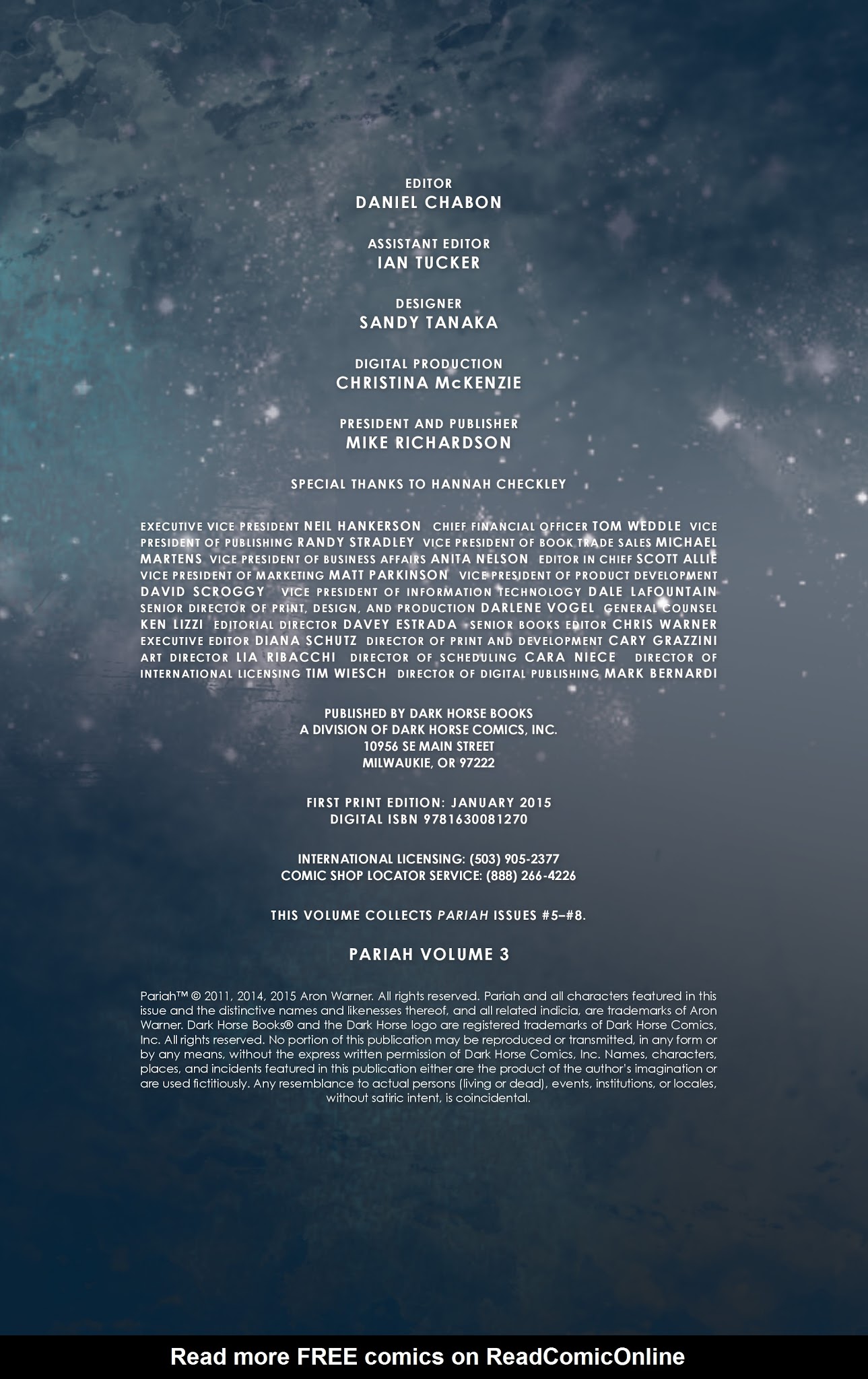 Read online Pariah comic -  Issue # TPB 3 - 5