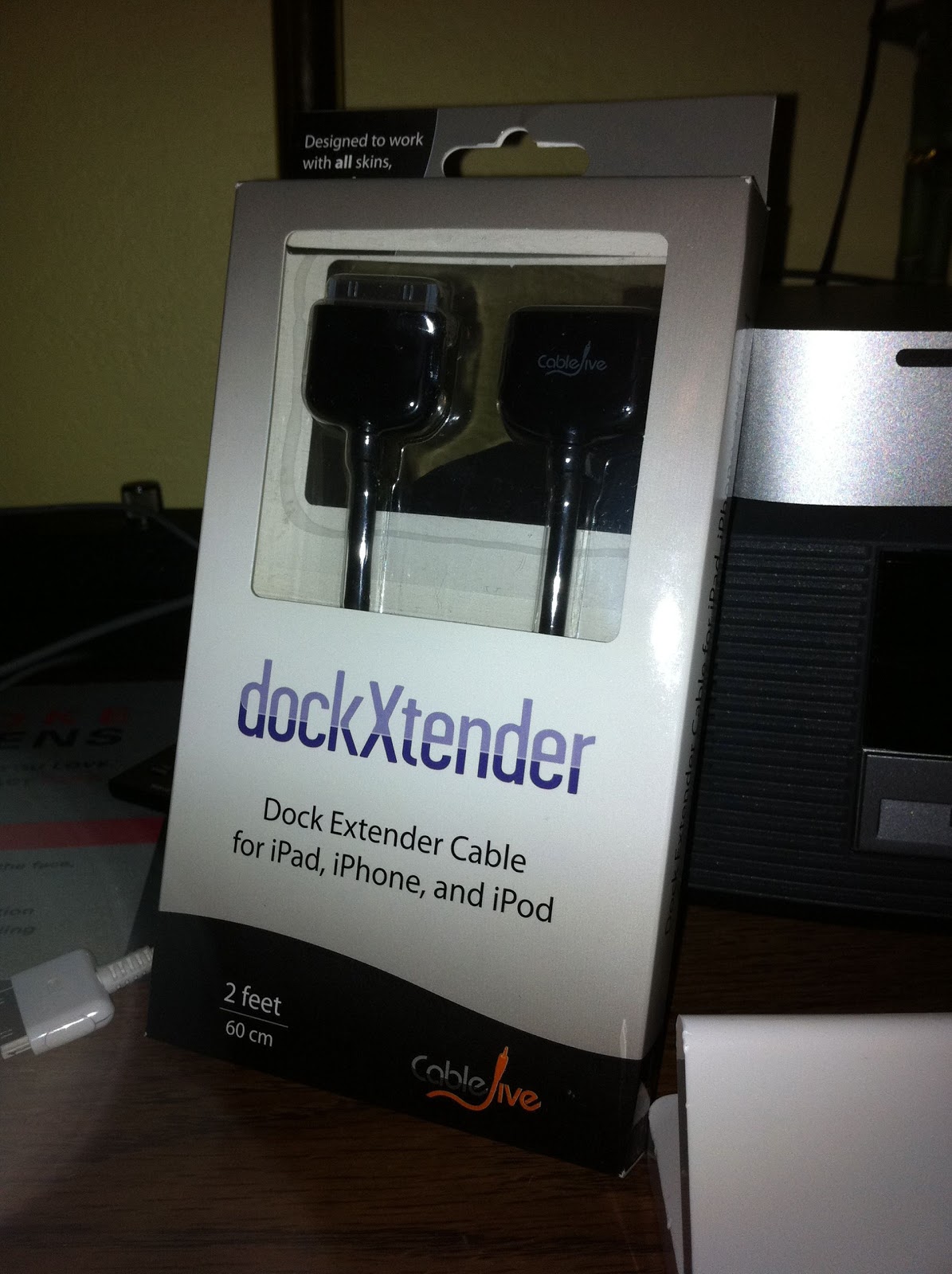 iPad Keyboard Dock + DockXtender Cable = See for yourself! Tech This