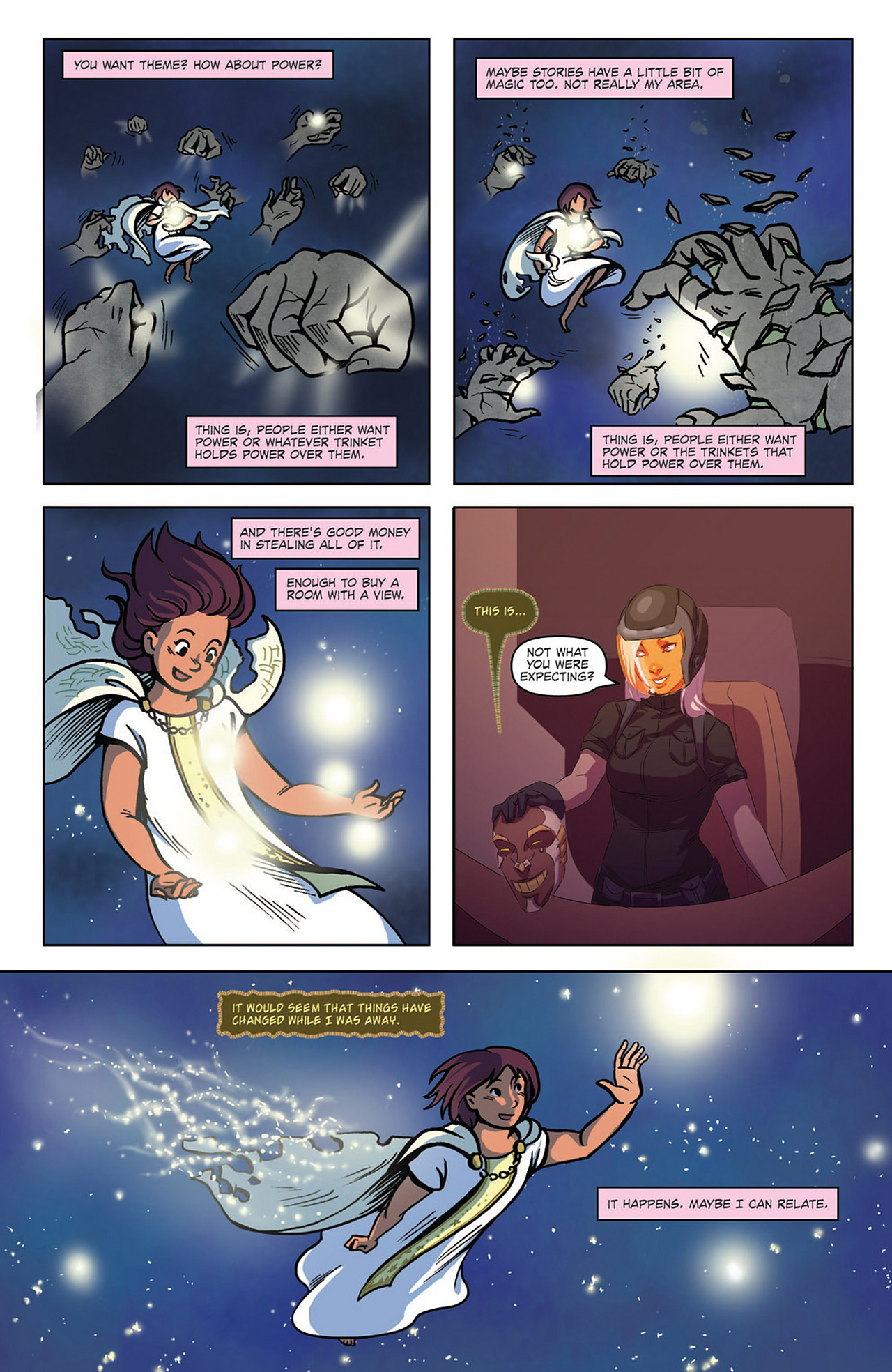 Read online Womanthology: Space comic -  Issue #4 - 8