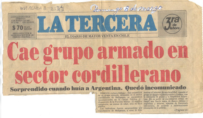 GUERRA DE BAJA INTENSIDAD- OPERACIÓNES DE TERRORISMO MEDIATICO DE FF.AA CONTRA KUPAL LONCÓN MELLADO