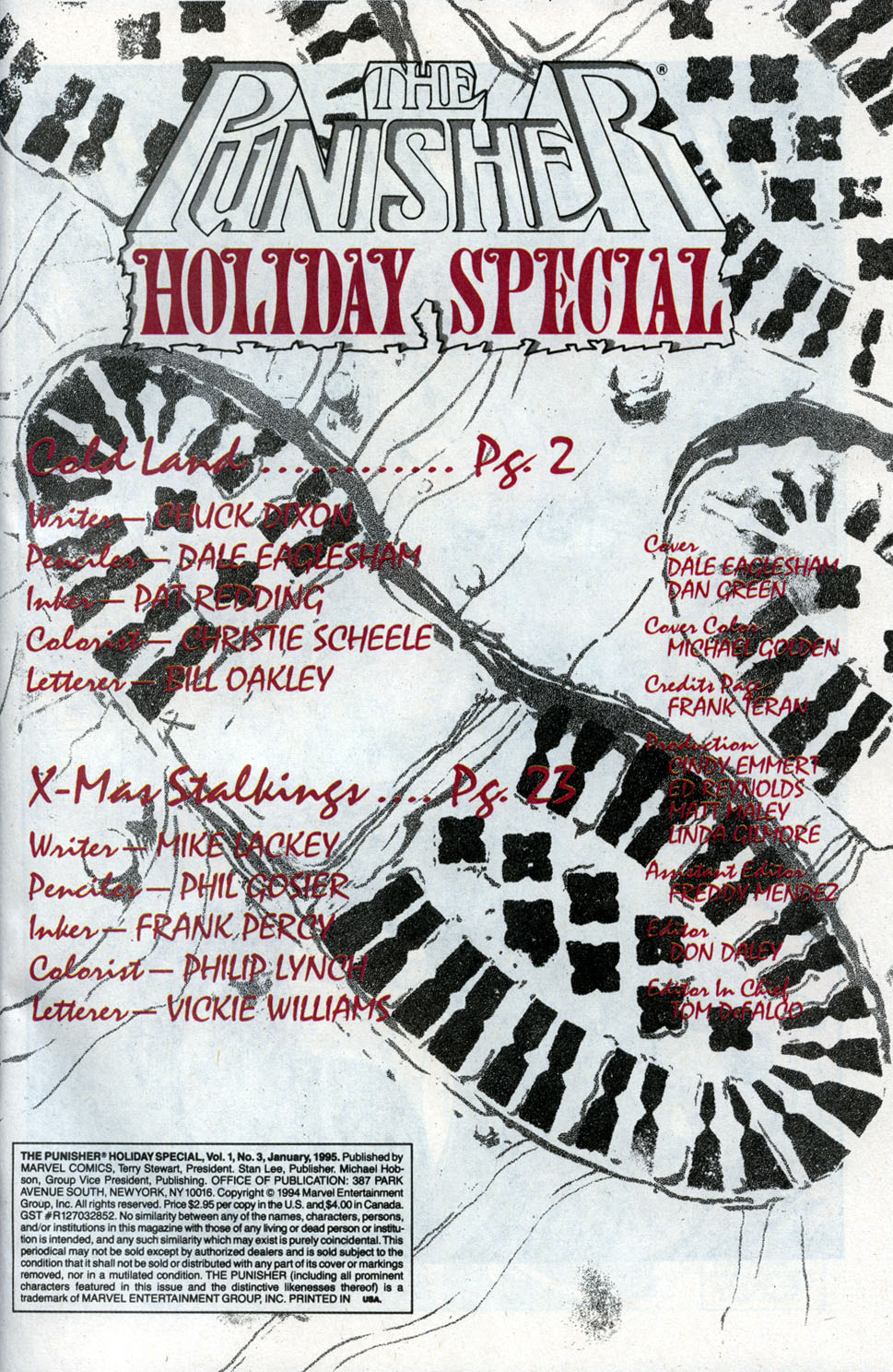 Read online The Punisher Holiday Special comic -  Issue #3 - 2