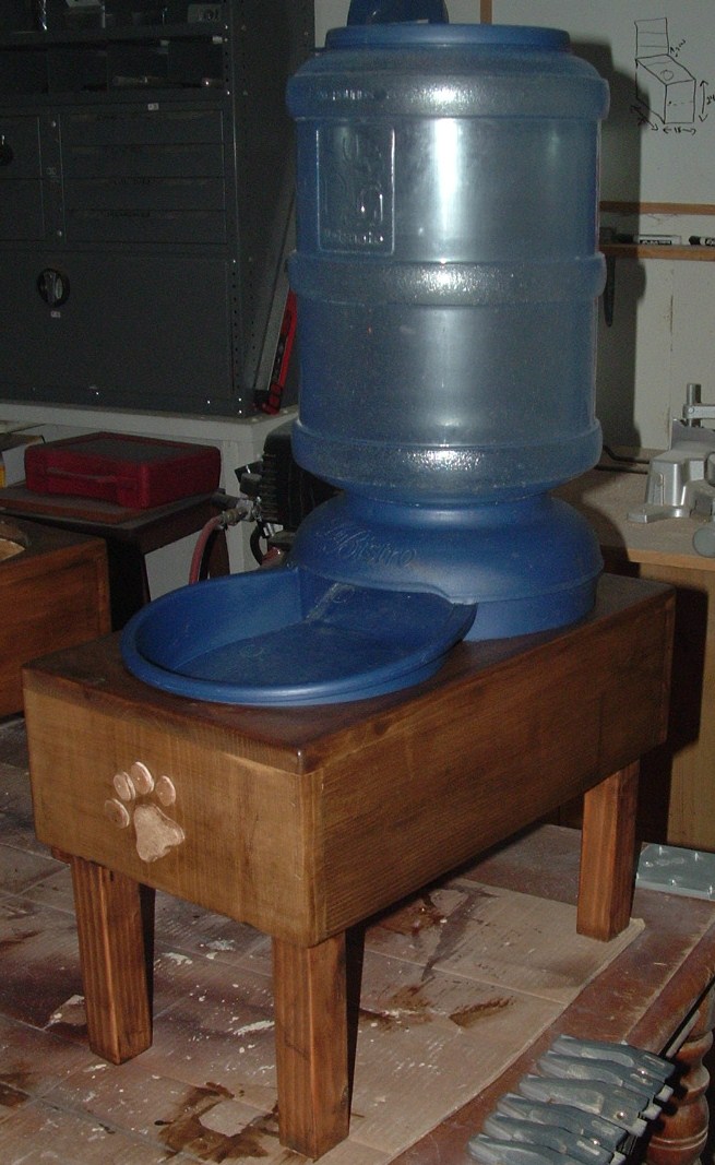 Handcrafted Elevated Dog Feeders