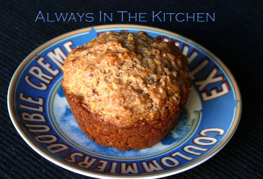 Dawna in the Kitchen Orange & Date Flecked Muffins