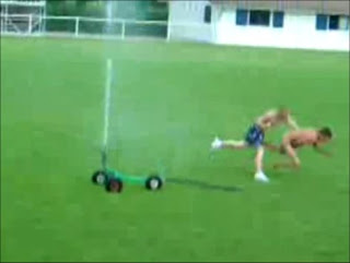 Streaker Lads: Naked streaking dare