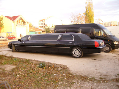 A Stretch Limousin in Yambol's Car Park