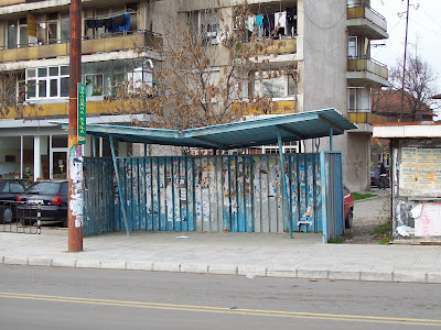 A Typical Yambol Bus Shelter