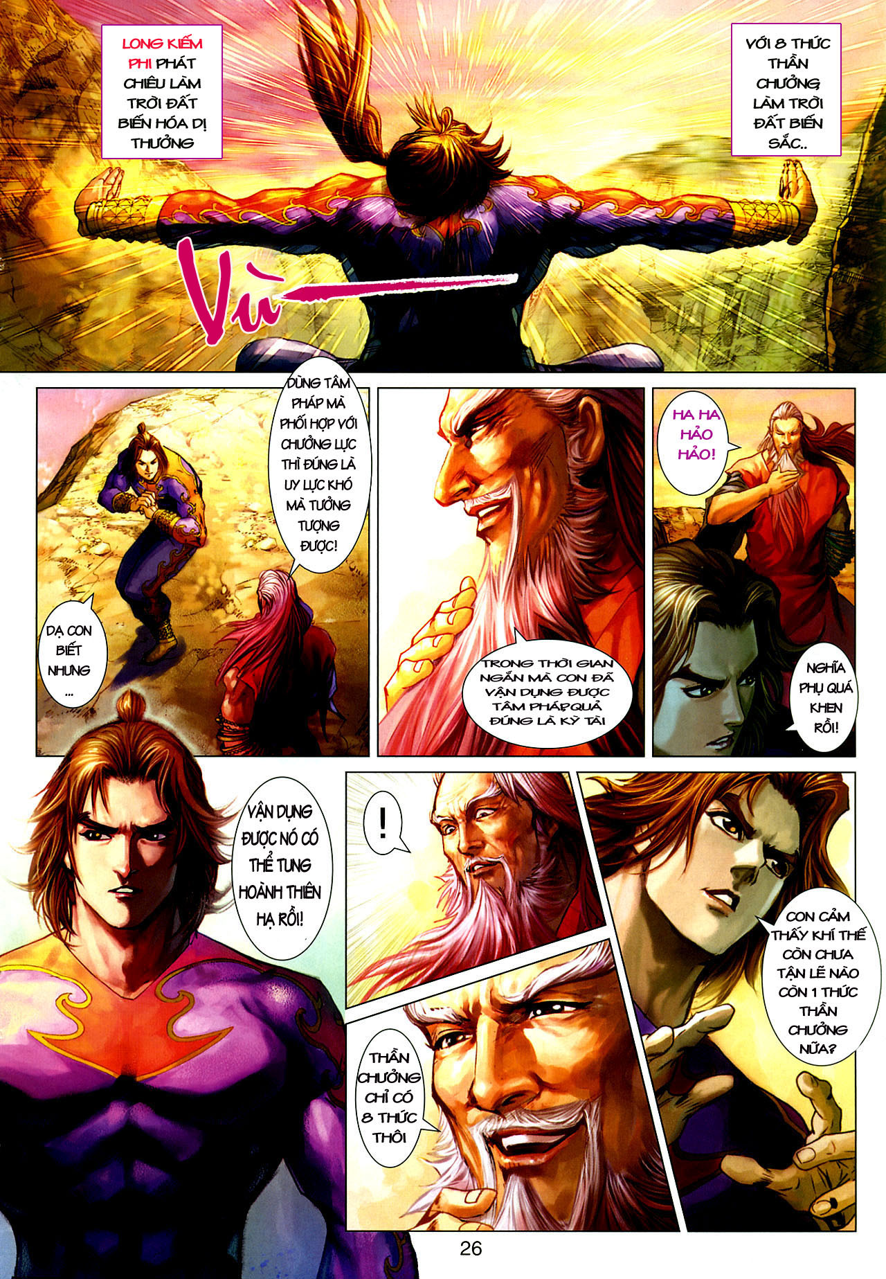 Thần Chưởng Long Kiếm Phi chap 7