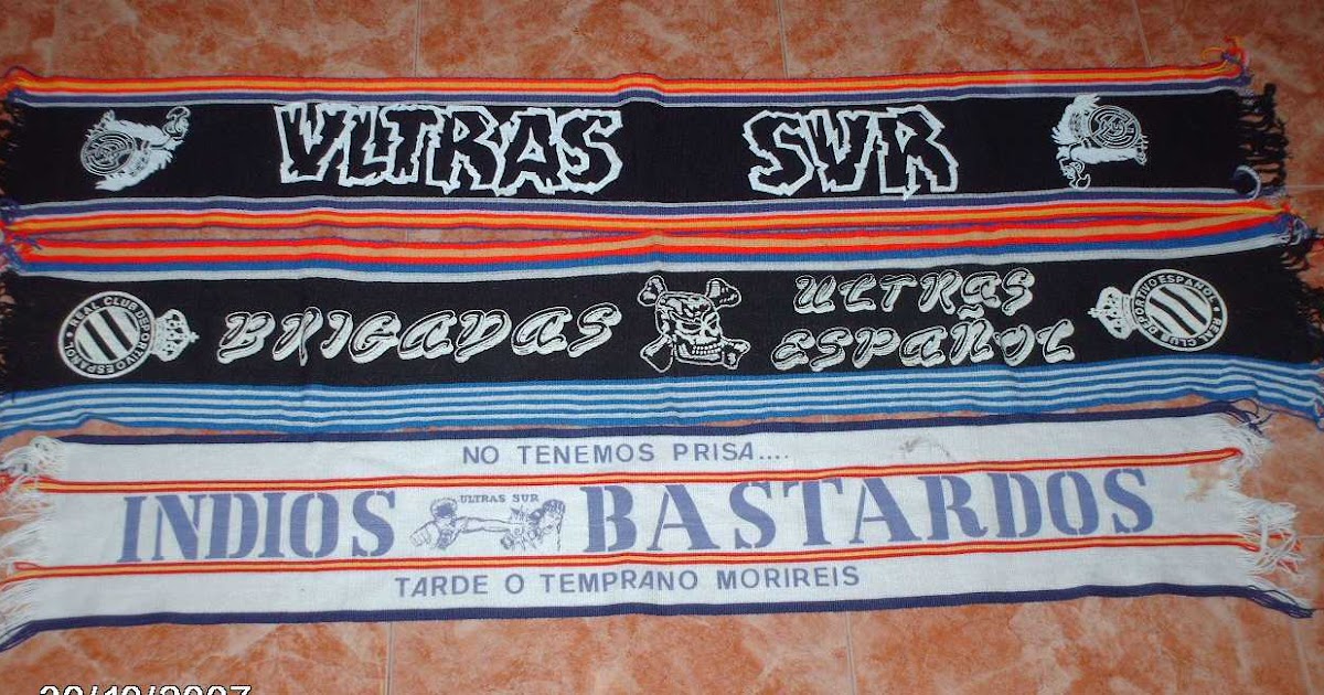LAS BUFANDAS DEL BUFANDAS AÑOS 80 (Ultras Sur, Brigadas Ultras Español, Bastardos U.S)