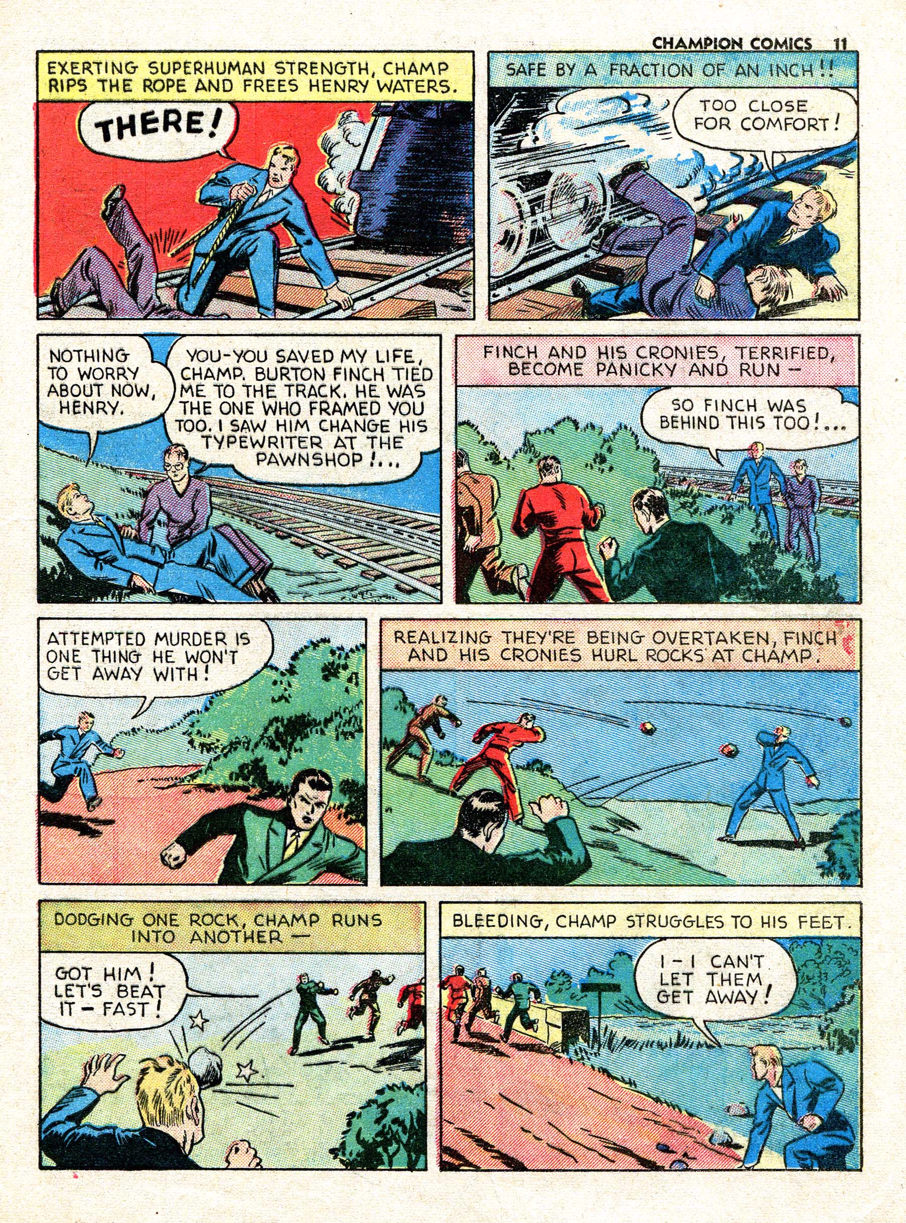 Read online Champion Comics comic -  Issue #8 - 10