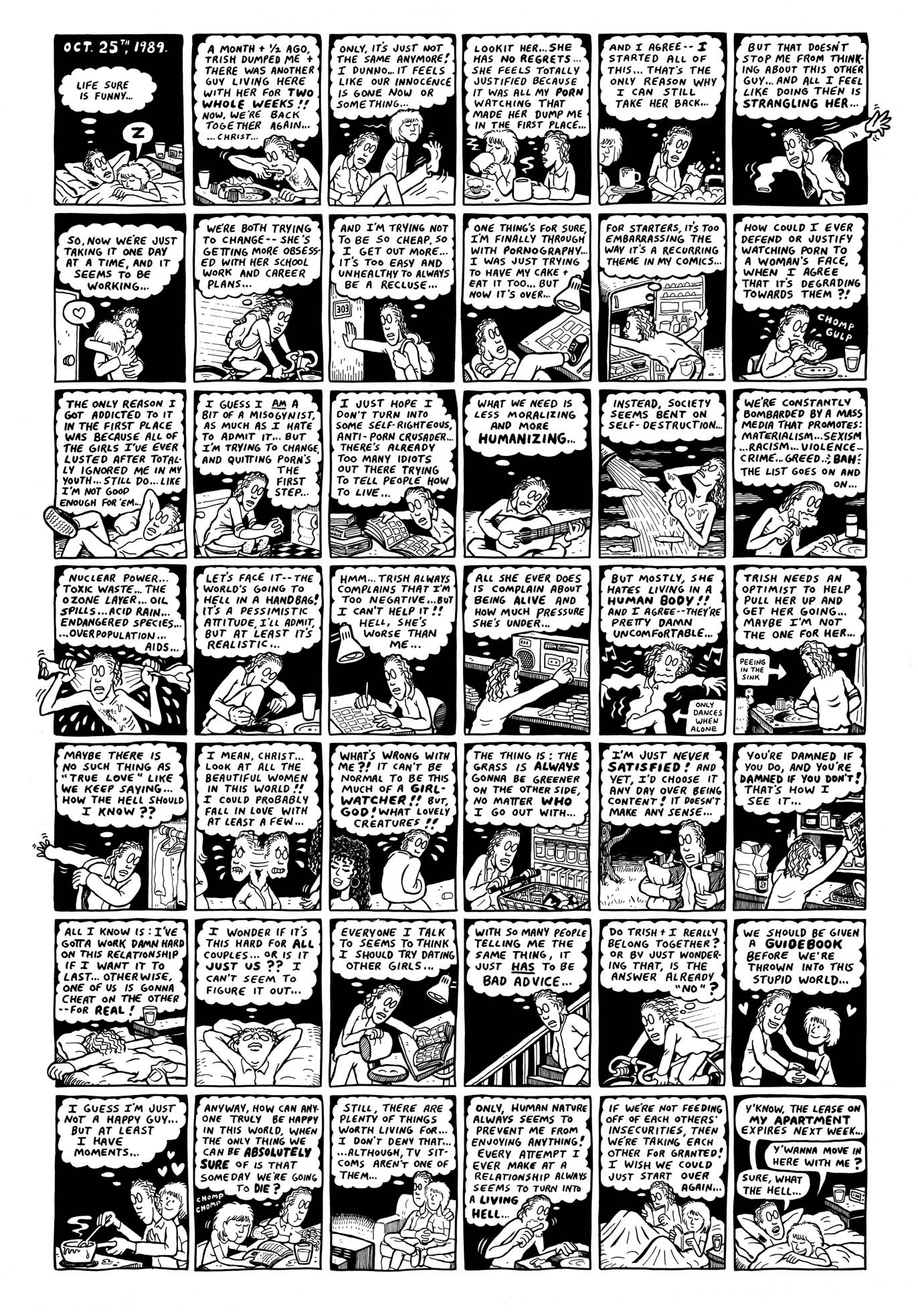 Read online Peepshow: The Cartoon Diary of Joe Matt comic -  Issue # Full - 47
