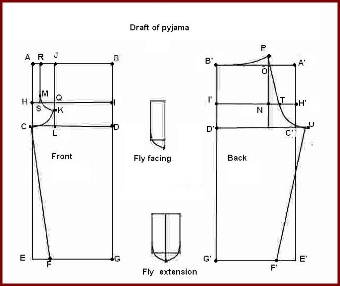 Vani s Blog 1 Method Of Drafting Pyjama vani-s-blog-1-method-of-drafting-pyjama