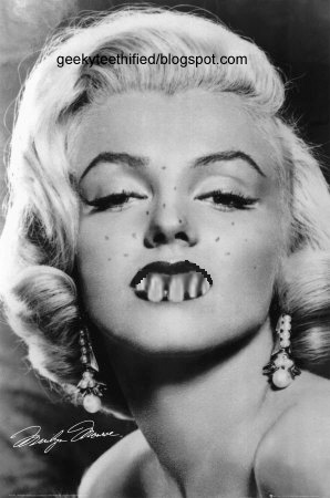 Geeky Marilyn Monroe This is Marilyn Monroe without her makeup on