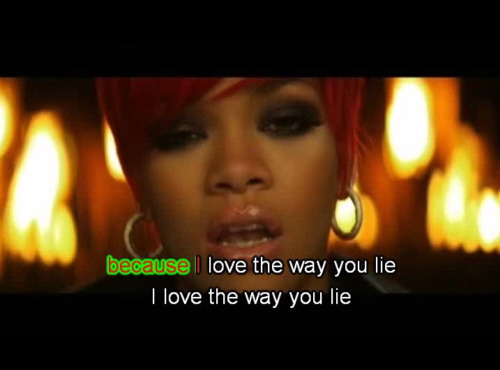 Music Video with Lyrics added by Allan5742 Eminem Ft. Rihanna Love The Way You Lie