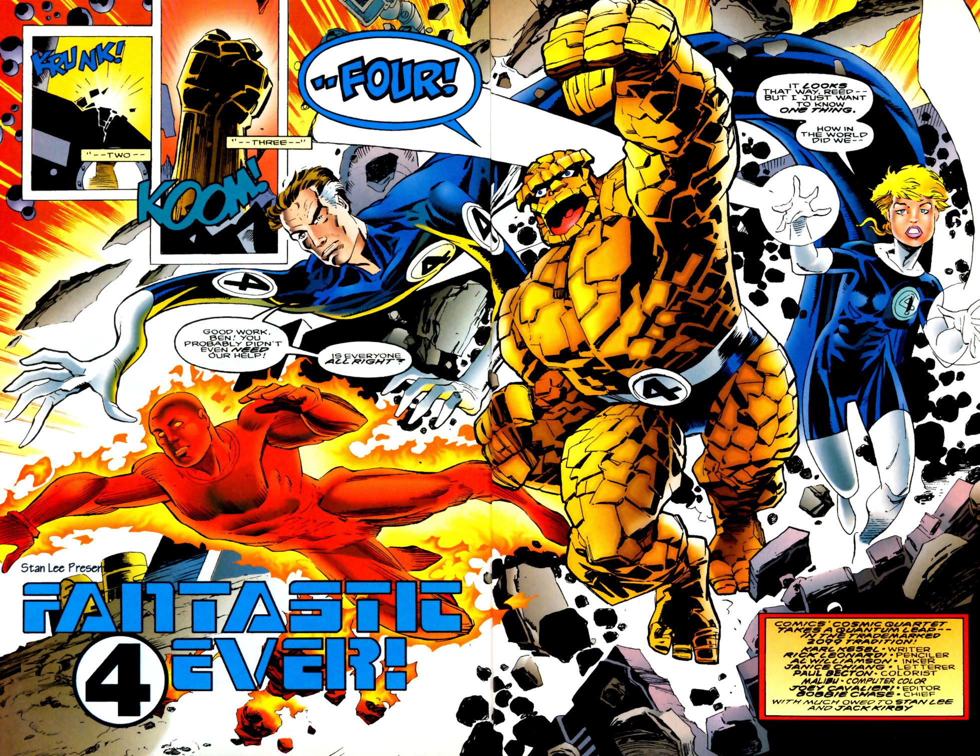 Read online Fantastic Four 2099 comic -  Issue #1 - 3