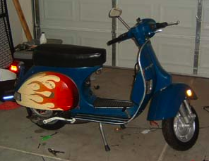 Vespa Fix: Painting a Vespa