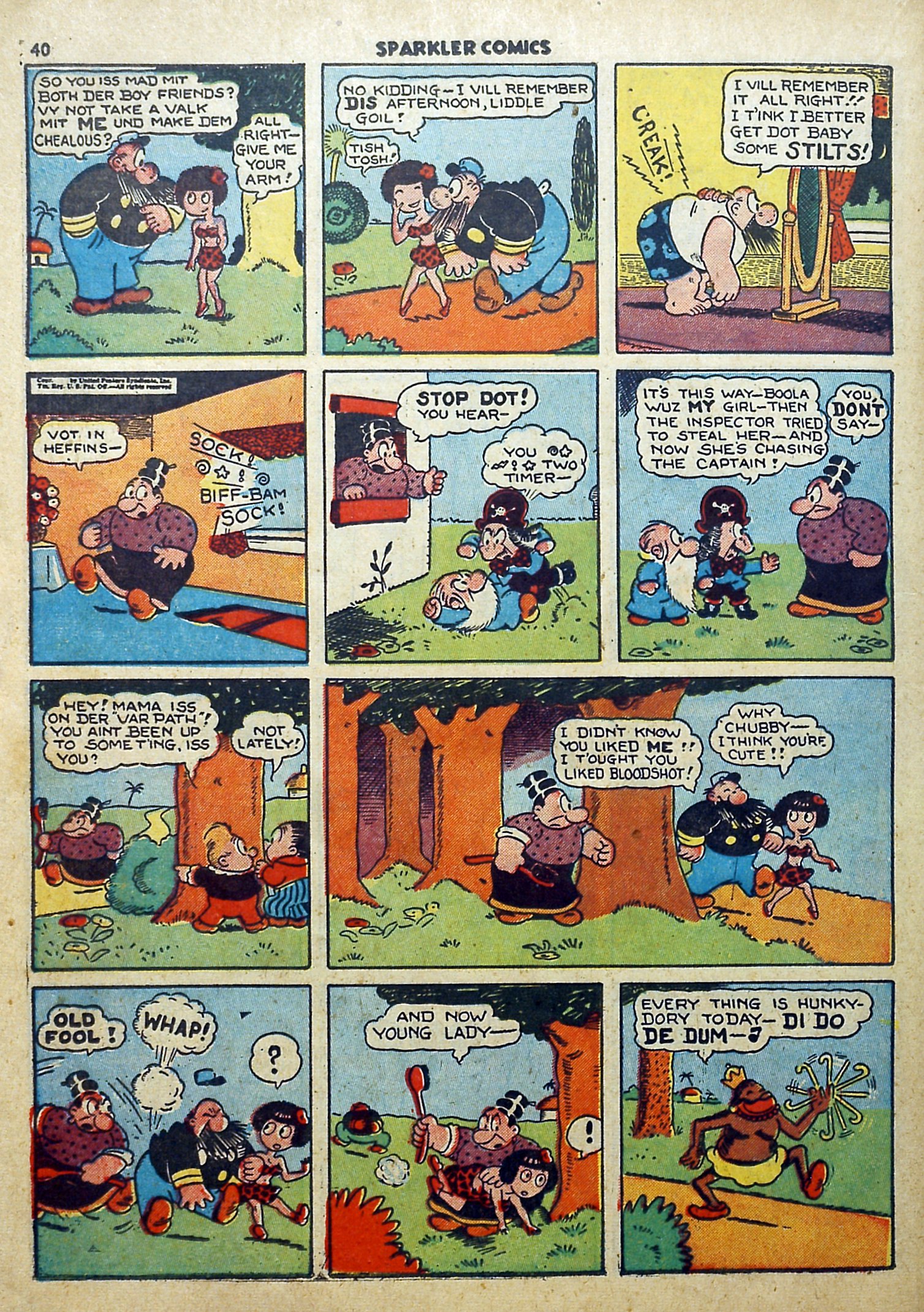 Read online Sparkler Comics comic -  Issue #2 - 36