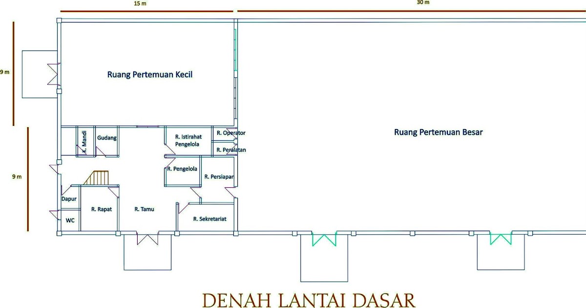 Desain Gedung Pertemuan Memanfaatkan Bangunan Besar Tak Terpakai Mannusantara Design