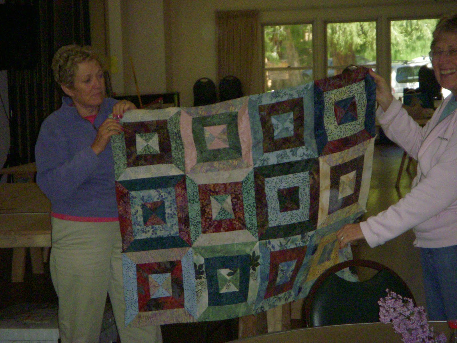 Sew Blessed Quilt Show at Camp Cedar Glen....