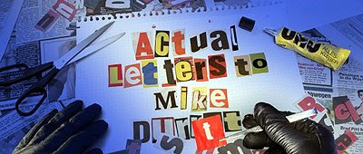 Actual Letters to Mike Durrett