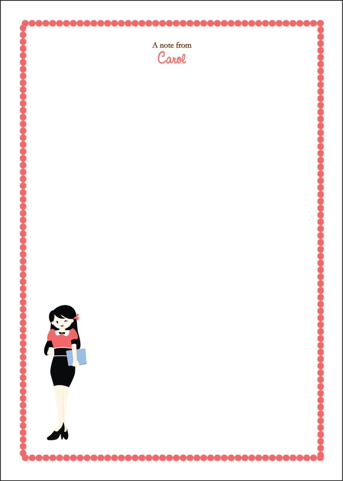 Forget Me Not Stationery