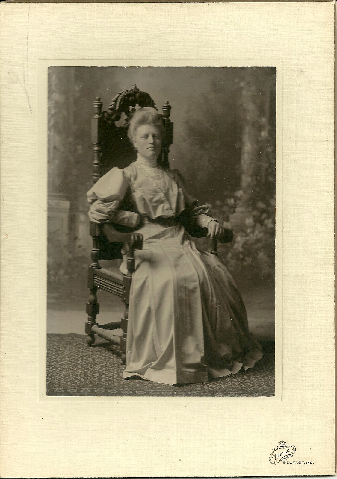 Heirlooms Reunited 2 Photographs of Bertha Archer of Cherryfield