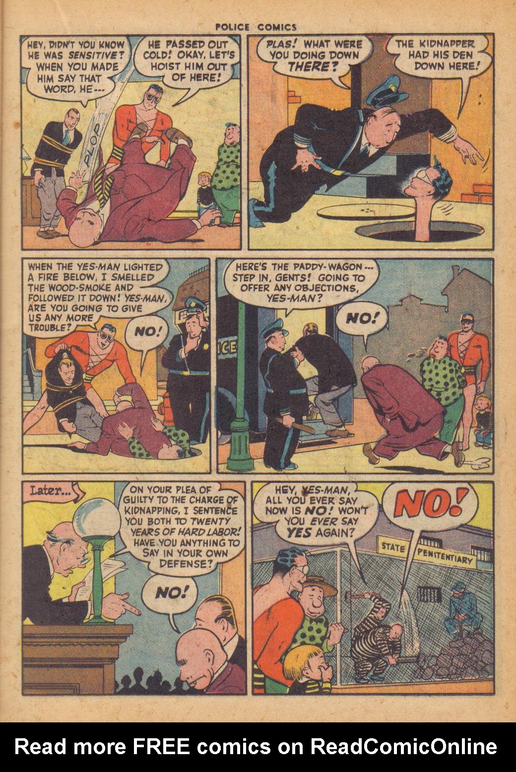 Read online Police Comics comic -  Issue #56 - 17