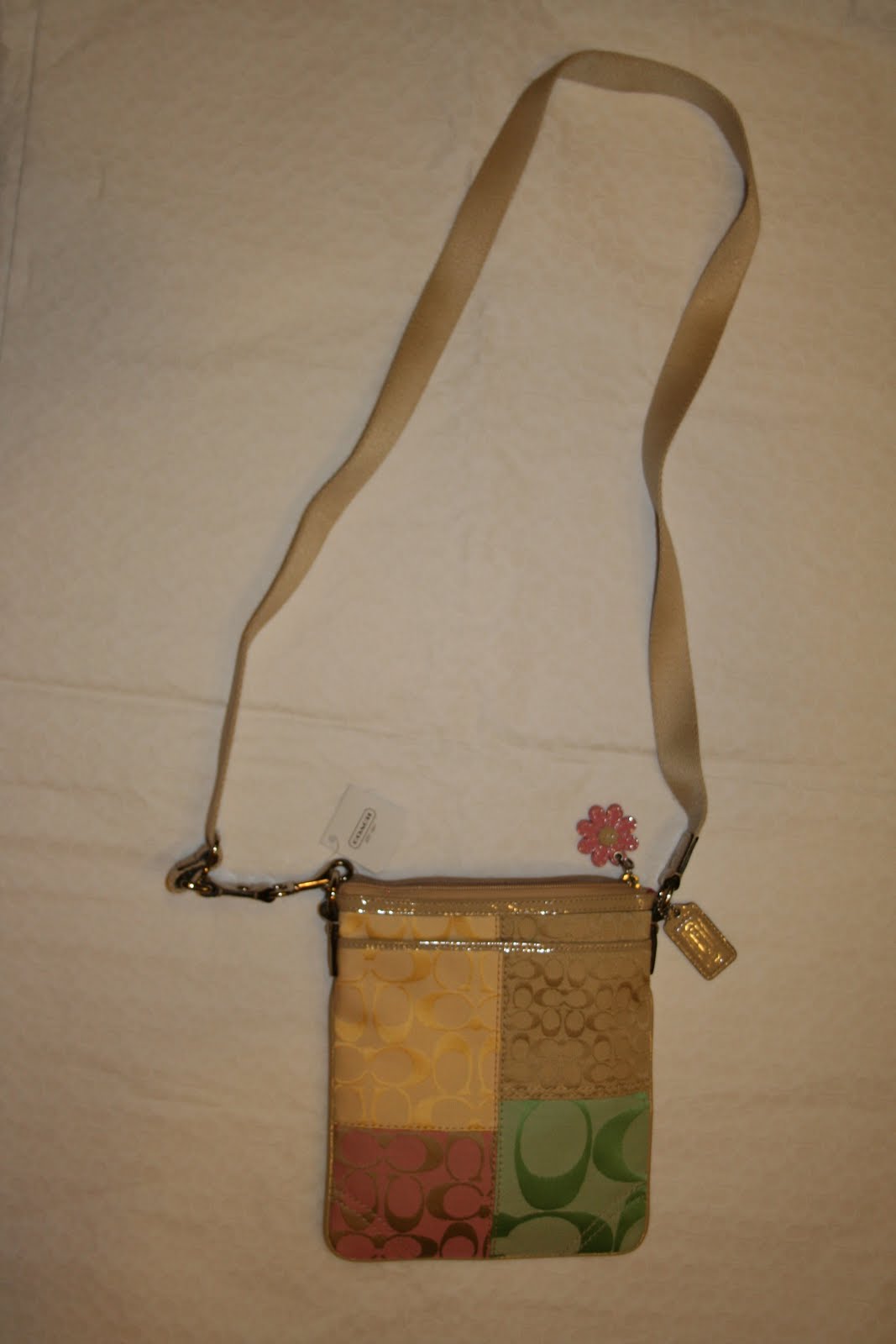 Luxury Bags For Sale: NWT Coach PCD Signature Patchwork Swingpack - #43767