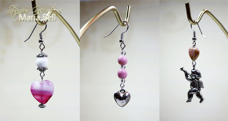 Dangle earrings/ valentines day/ colorful earrings Inspired and Unscripted: Valentines Earrings
