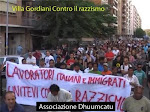 CONTRO IL RAZZISMO : manifestazione al quartiere Prenestino