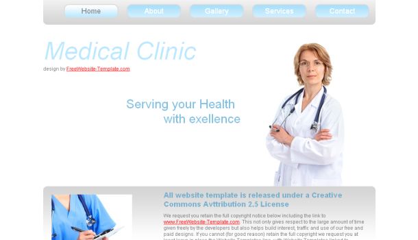 Medical Clinic Html Css Website Template Free Cms