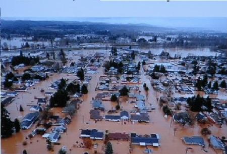Chehalis River Basin property damage - Cause 1: Development in the floodplain
