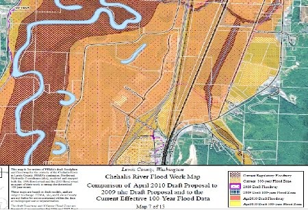 FEMA map 7-Chehalis-Centralia Airport. Click map for 15 Lewis County FEMA maps (52MB)