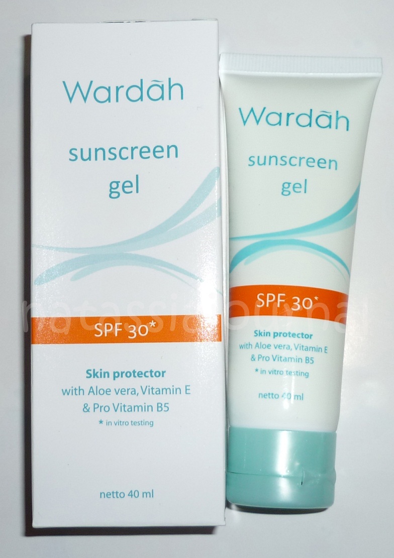Natassia Journal Wardah Sunscreen Gel SPF 30
