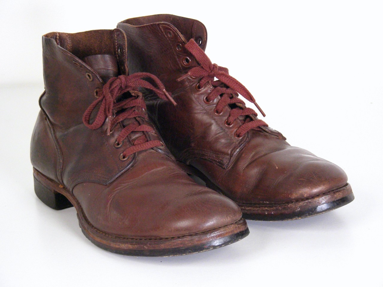 1940's Post WWII Garrison Boots ~ Rivet Head