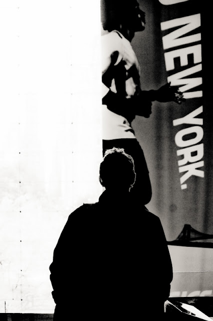 Walk In New York - The Time Warner Center - New York en Noir et Blanc