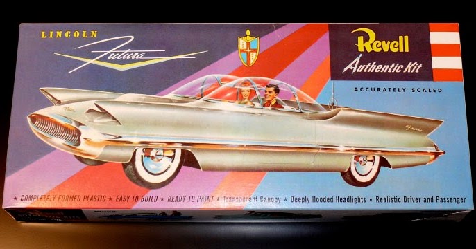 revell lincoln futura model kit