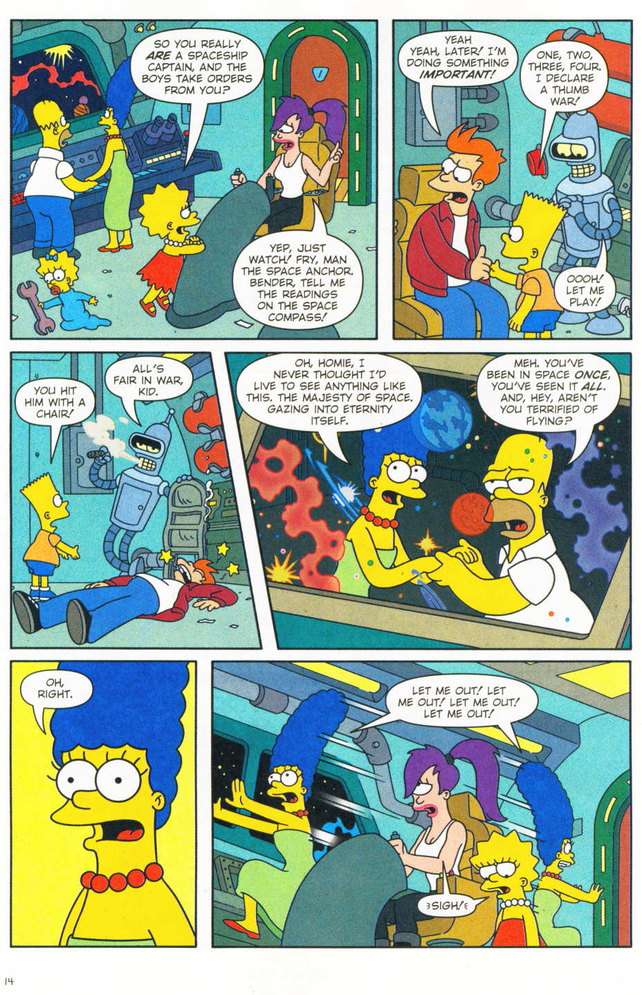 Read online The Simpsons/Futurama Crossover Crisis II comic -  Issue #1 - 15