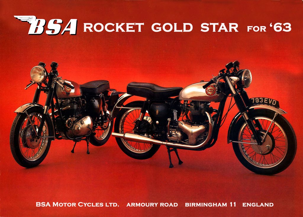 bsa rocket gold star