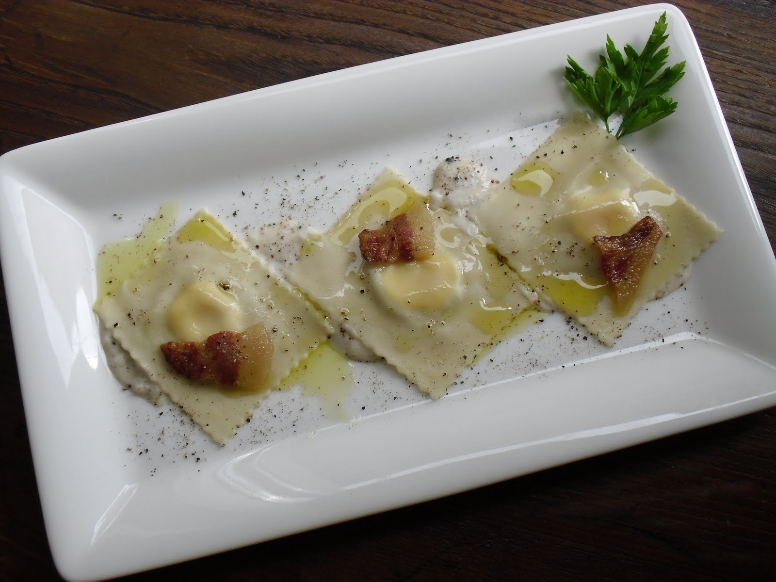 Il Preboggion RAVIOLI ALLA CARBONARA