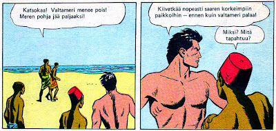 Tarzan-sarjakuva, Tarzan ja Agibin saalis - © Edgar Rice Burroughs Inc.