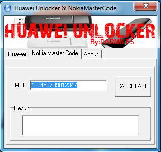 huawei unlock v4 code calculator