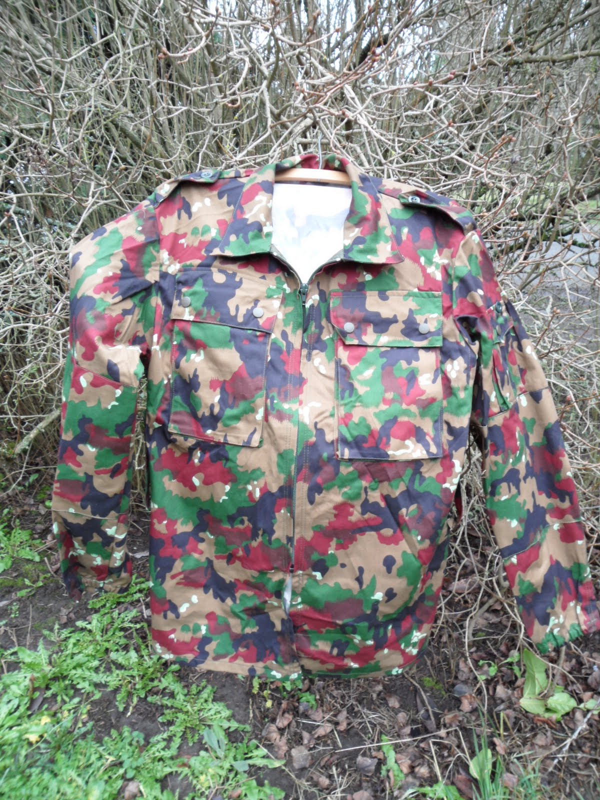 Four Bees: M83 Swiss Alpenflage Shirts