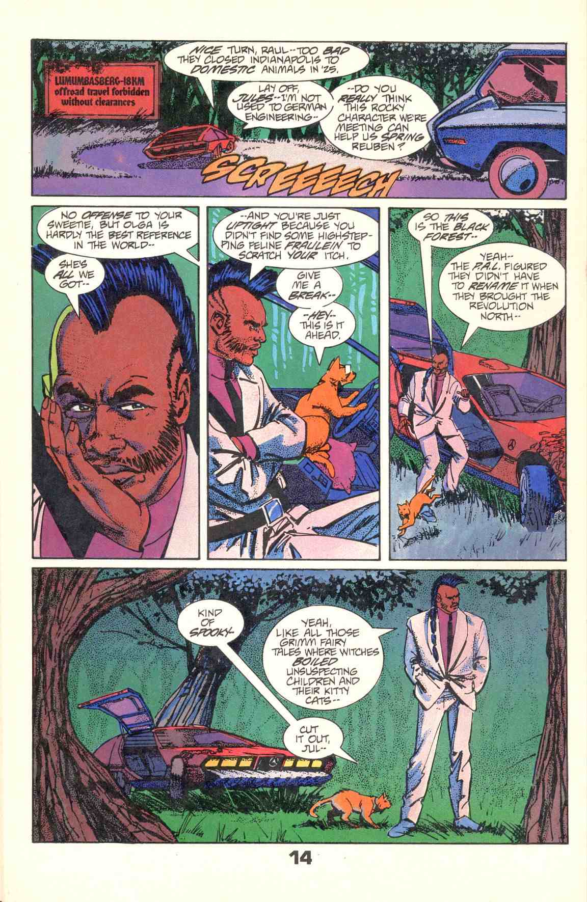 Read online Howard Chaykin's American Flagg comic -  Issue #3 - 16